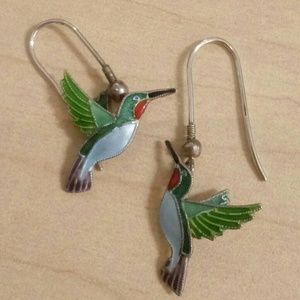 Hummingbird earrings